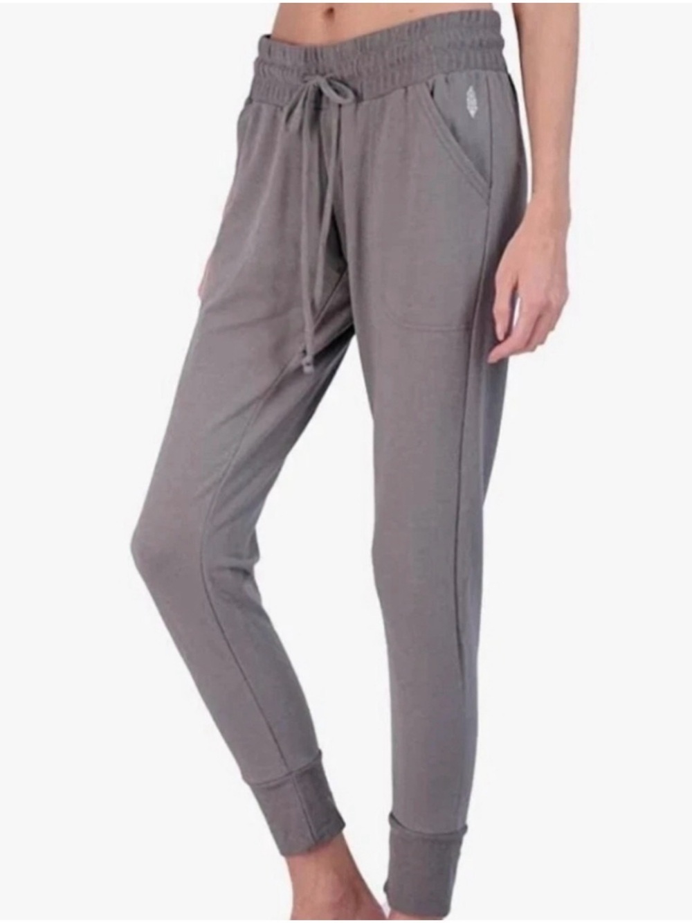 Free People Taupe Sunny Skinny Jogger Pants